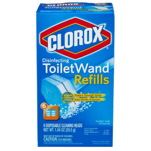 Clorox Clorox ToiletWand Disinfecting Refills Disposable Wand Heads Toilets