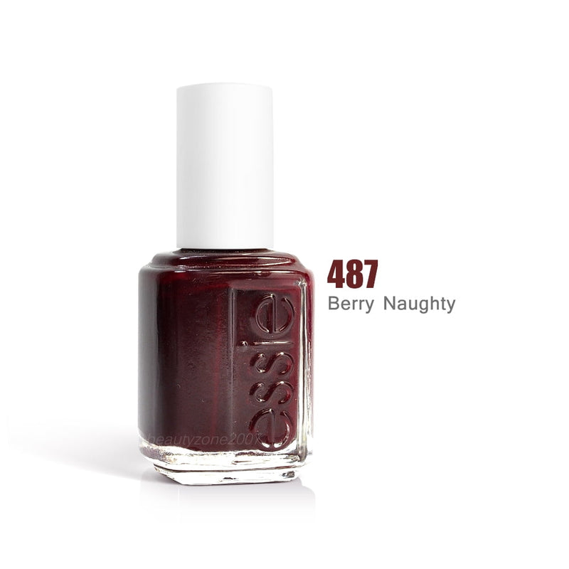 Essie Essie Nail Polish 0487 Berry Naughty Nail Polishes White Smoke