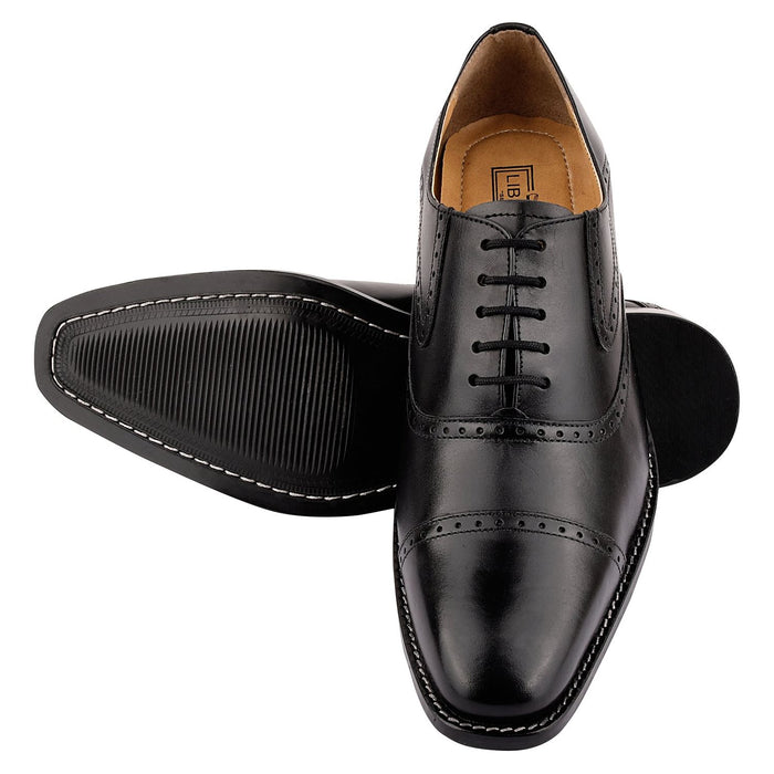 Suave Leather Oxford Style Dress Shoes