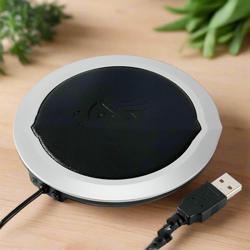 SmartPursue™ ☕ USB Cup Warmer Mat Pad – Portable Coffee & Tea Mug Heating Coaster Beverage Warmers
