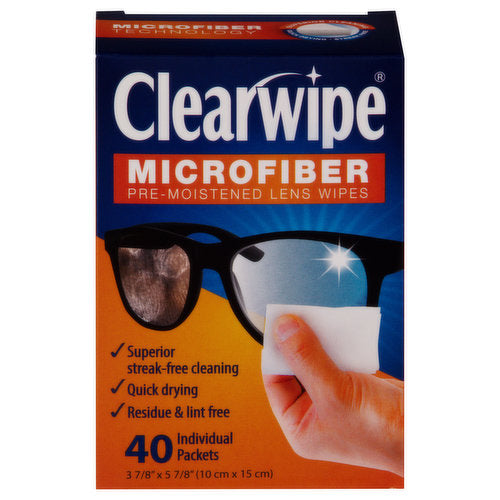 Clearwipe Clearwipe Microfiber Wipes, White Hand Sanitizers & Wipes