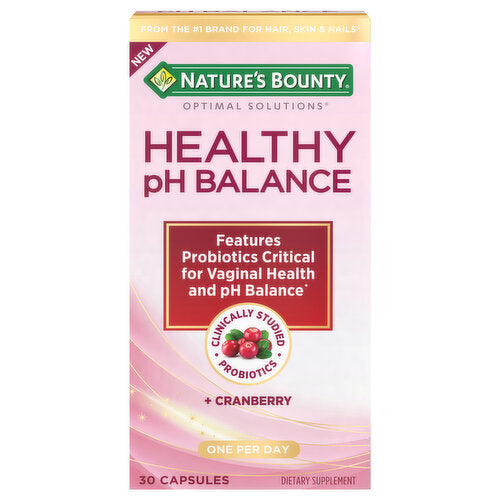 Nature's Bounty Nature's Bounty Healthy pH Balance, Capsules Personal Care