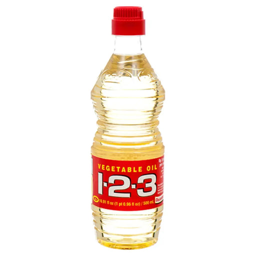 1-2-3 100% Sunflower Oil Red Label 16.9 oz - Case - 24 Units