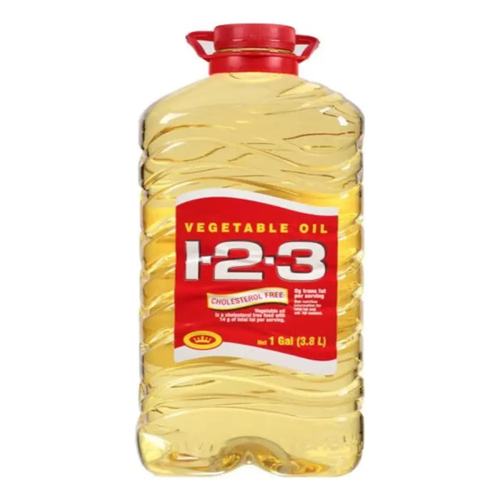 1-2-3 vegetable oil 128 oz - Case - 4 Units