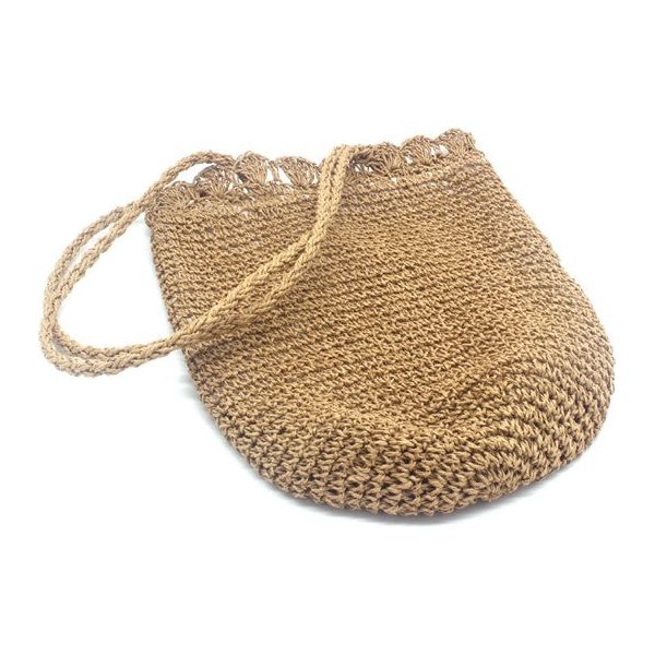 STRAW BEACH BAG