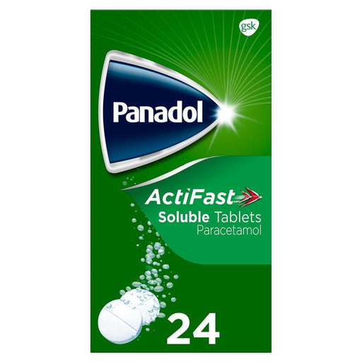 Panadol Panadol Actifast Soluble Tablets, 24 Tablets Health & Beauty Dark Green