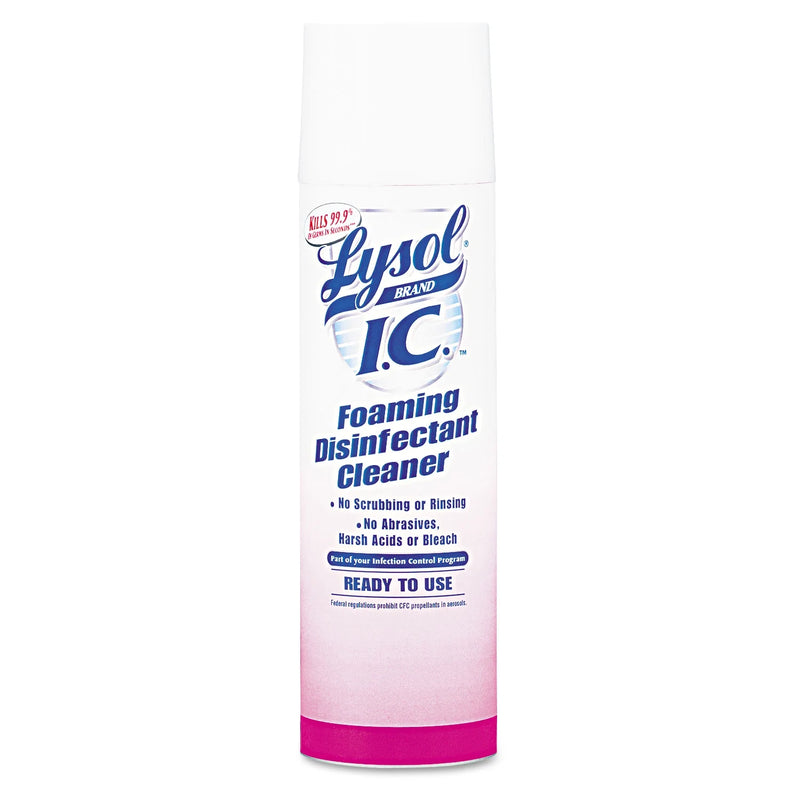 Lysol LYSOL Foaming Disinfectant Cleaner (24 oz Aerosol Cans), Case of 12 Household Disinfectants