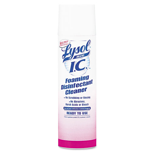 Lysol LYSOL Foaming Disinfectant Cleaner (24 oz Aerosol Cans), Case of 12 Household Disinfectants White Smoke
