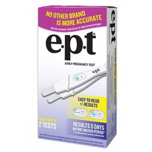 EPT EPT Analog Early Pregnancy Test 2 Ct Box Pregnancy Tests