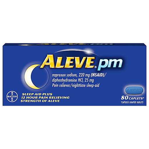 Aleve Aleve Pm Sleep Aid Plus Pain Relief Caplets Health & Beauty Dark Slate Blue