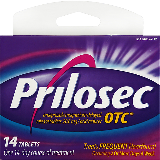 Prilosec Prilosec OTC Acid Reducer, 20.6 Mg, Delayed-Release Tablets Personal Care Midnight Blue
