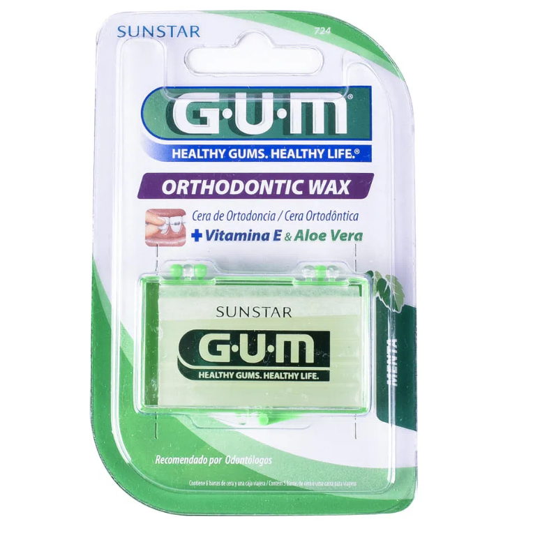 GUM GUM Cera Dental Para Ortodoncia Menta Candy & Chocolate