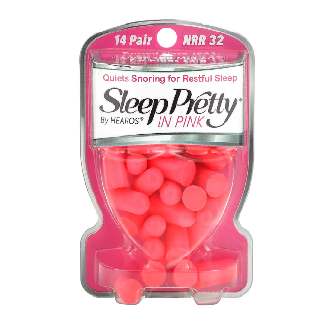 Sleep Pretty Sleep Pretty Hearos, Ear Plugs, In Pink, 14 Pair Ear Care