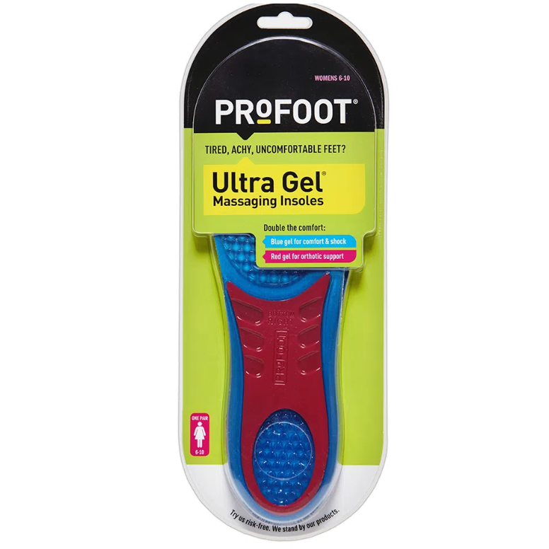 Profoot Profoot Ultra Gel Insoles Women's 6-10 1 Pair Foot Care