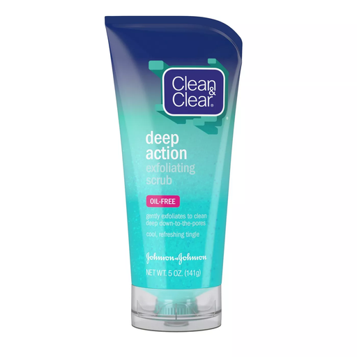 Clean & Clear Clean & Clear Exfoliating Scrub, Deep Action, Oil Free 5 Oz Scrubs
