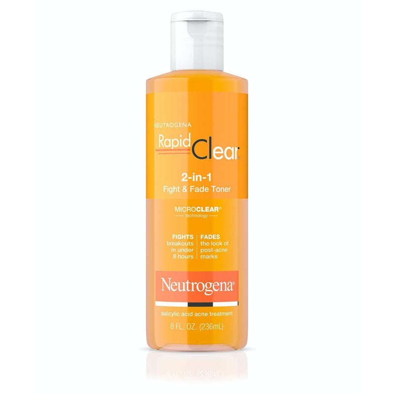 Neutrogena Neutrogena Rapid Clear 2-In-1 Fight & Fade Acne Toner, 8 Fl. Oz Toners White Smoke
