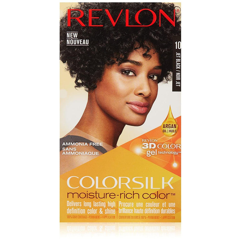 Revlon Revlon ColorSilk Moisture-Rich Color 10 Jet Black Hair Color