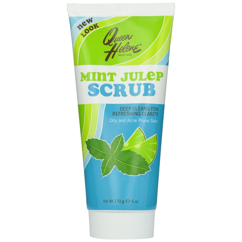 Queen Helene Queen Helene Refreshing Natural Facial Scrub Mint Julep - 6 Oz Scrubs