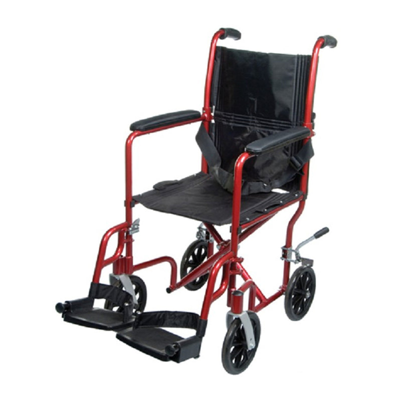 ProBasics ProBasics Aluminum Transport Chair With Footrests, 19 Inch Wheelchairs