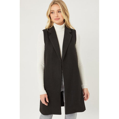 JQ Fleece Long Line Vest