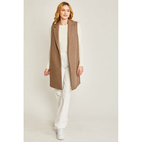 JQ Fleece Long Line Vest