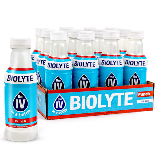 biolyte Biolyte® Electrolyte Drink – Tropical Punch – 16 oz Fitness & Nutrition