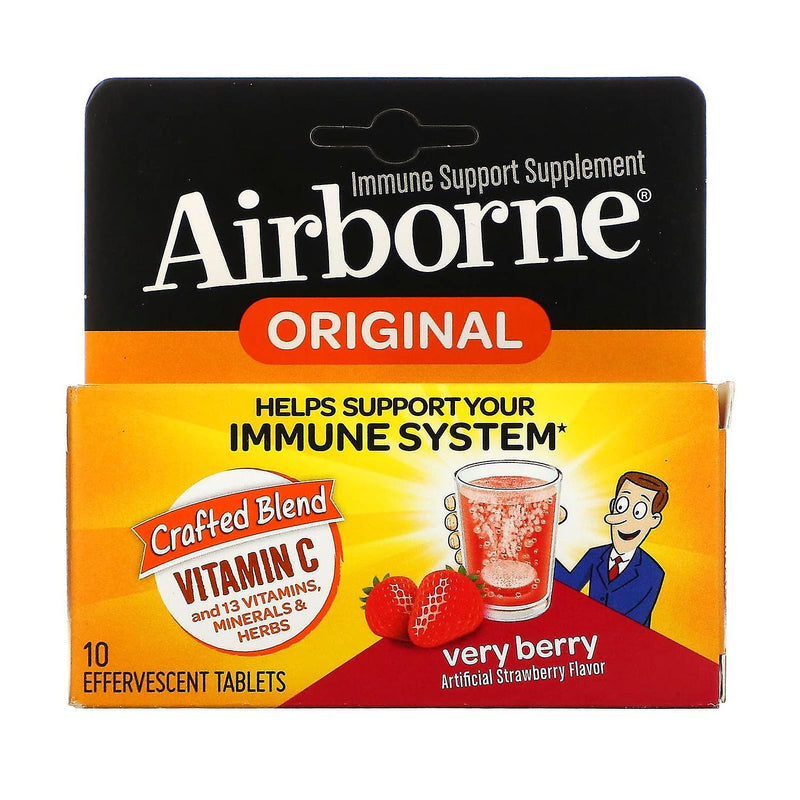 Airborne Airborne® Immune Support – Original Effervescent Tablets - Very Berry Flavor Vitamins & Supplements
