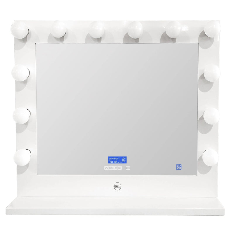 Lurella Cosmetics 12 Bulb Glam Bluetooth Vanity Mirror Vanity Mirror