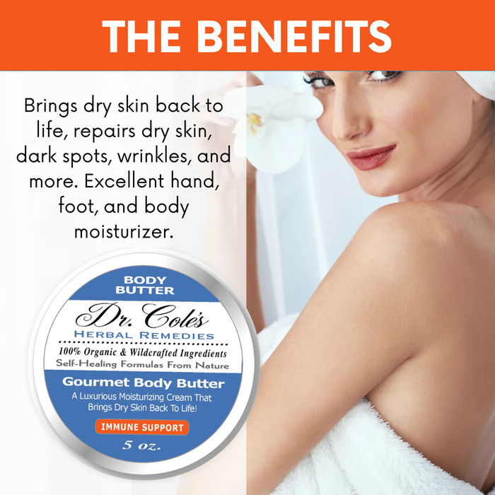 Dr. Cole's Gourmet Body Butter - IMMUNE SUPPORT