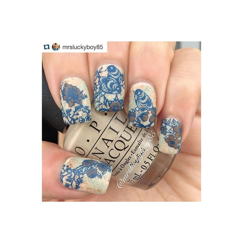 UberChic Beauty Far East-02 Stamping Plate