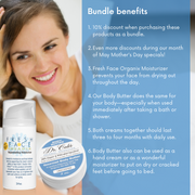 COLEHERBALS Fresh Face and Body Butter Bundle Facial Moisturizer