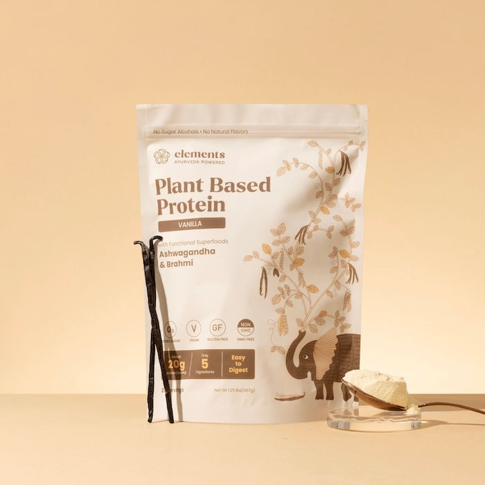 Elements Truffles Plant Based Protein Powder: Vanilla (21 Servings) Protein