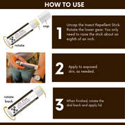 COLEHERBALS LLC 15 - Dr. Cole's Insect Repellent Stick Herbal White Smoke