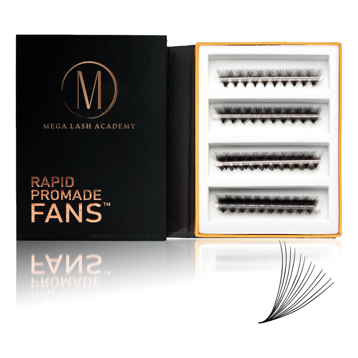 Mega Lash Academy - 12D Mix Rapid Promade Fans® - 1000 Fans 0.05oz.