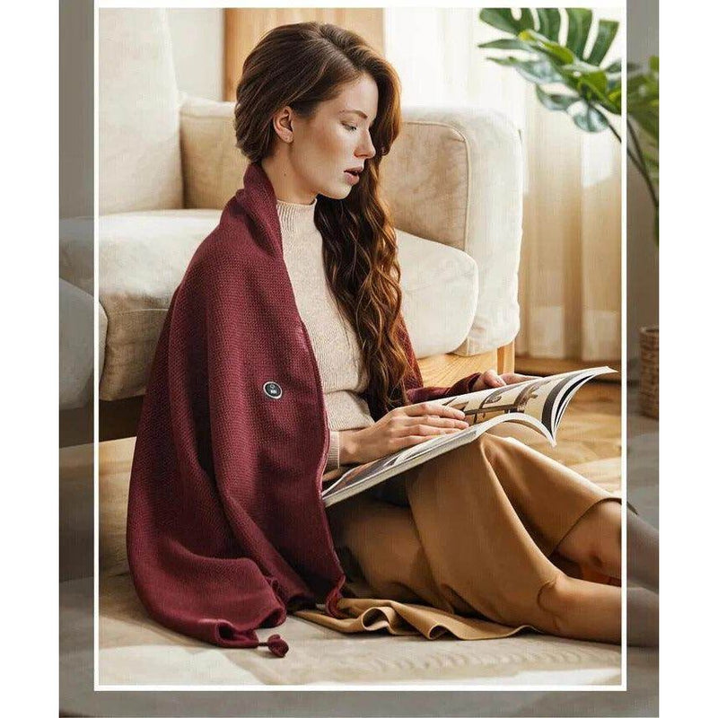 SmartPursue™ USB Electric Heated CozyGlow Heated Wrap Wearable Heated Blanket