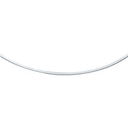 Bids.com 14k White Gold Classic Omega Style Chain (2 mm) Necklaces