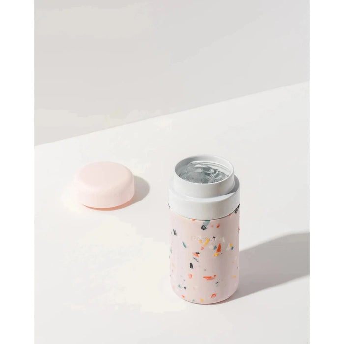 The Bullish Store - 12Oz Terrazzo Porter Insulated Bottle In Blush | Insulated Ceramic Bottle