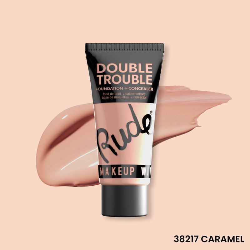 Rude Cosmetics Double Trouble Foundation and Concealer Foundation