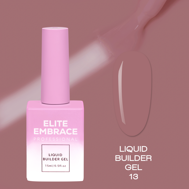nbmsupply ELITE EMBRACE Professional Liquid Builder Gel 13 15ml ELBG1315