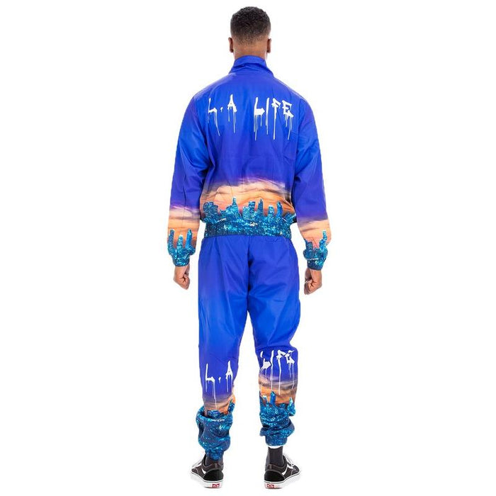 Nyc Life La Life Print Windbreak Track Suit