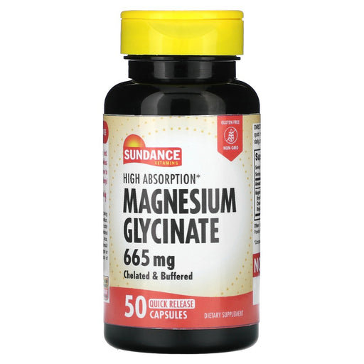 Sundance Sundance Vitamins High Absorption Magnesium Glycinate 665 Mg Quick Release Capsules Vitamins & Supplements