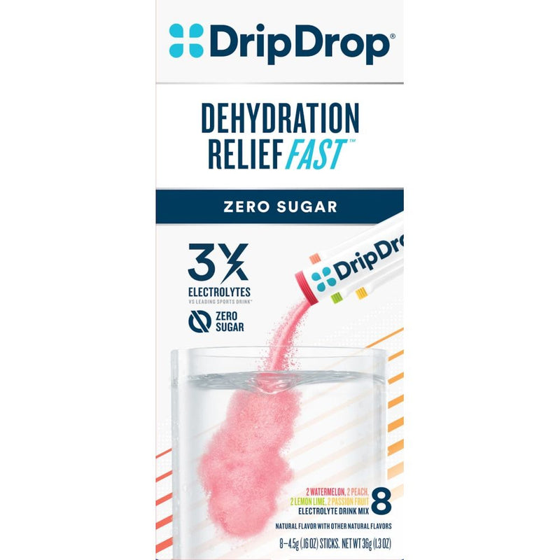 Dripdrop Ors Dripdrop Ors Drip Drop Zero Sugar Electrolyte Drink Mix Variety Pack Powdered Beverage Mixes