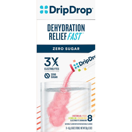 Dripdrop Ors Dripdrop Ors Drip Drop Zero Sugar Electrolyte Drink Mix Variety Pack Powdered Beverage Mixes