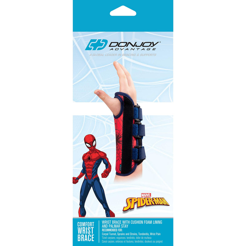 Donjoy Donjoy Advantage Spider-Man Comfort Wrist Brace, Youth/Teen, Right Hand Hand Saws