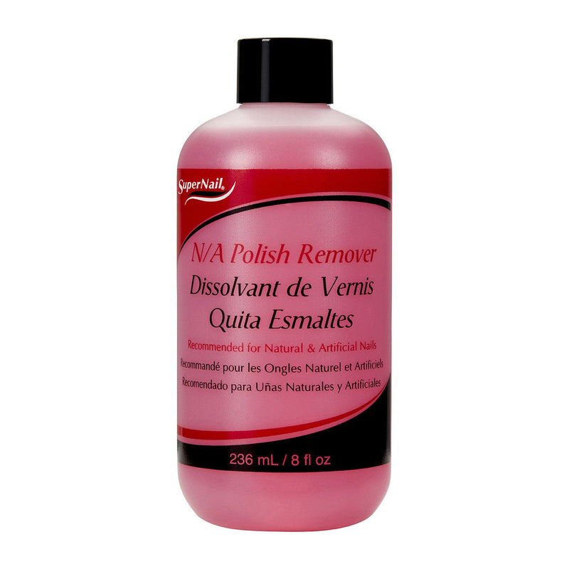Super Nail Super Nail Non-Abrasive Polish Remover, 8 Oz Nail Polishes White Smoke