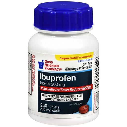 G.n.p. G.n.p. Good Neighbor Pharmacy Ibuprofen 200mg Tablets 250ct Pitch Counters White Smoke