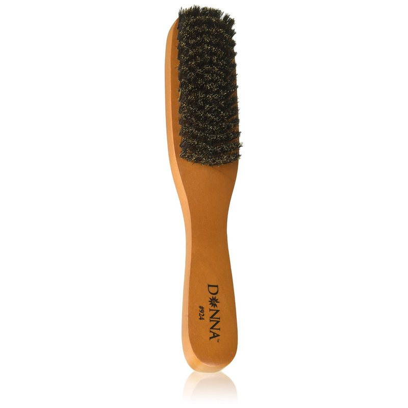 Donna Donna Collection Narrow Boar Bristle Hair Brush Black Combs & Brushes White Smoke