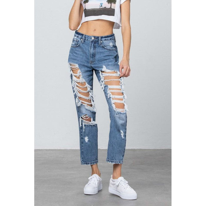 High Rise Mom Jeans