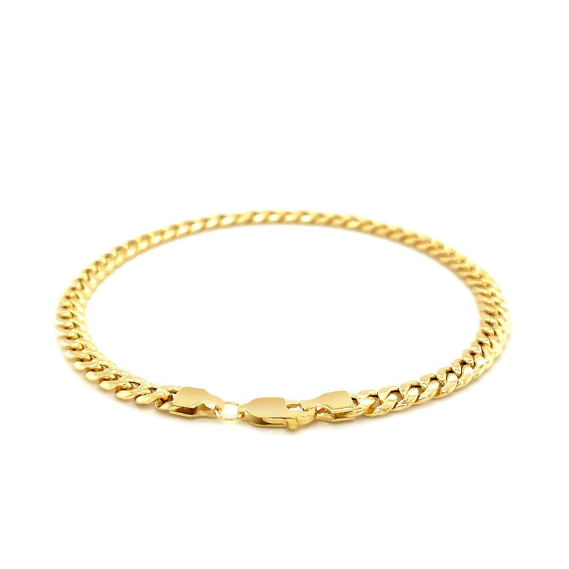 Bids.com 10k Yellow Gold Miami Cuban Semi Solid Bracelet (4.50 mm) Bracelets