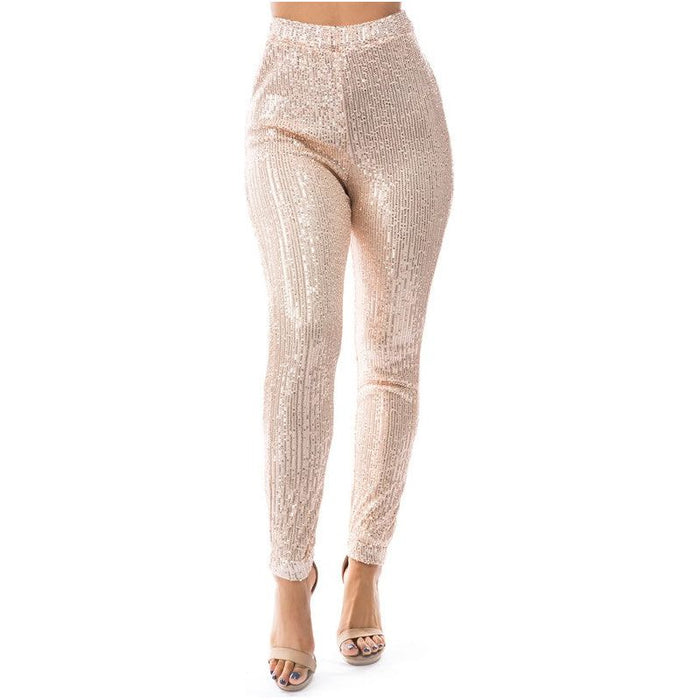 SEXY SEQUIN CASUAL PANTS